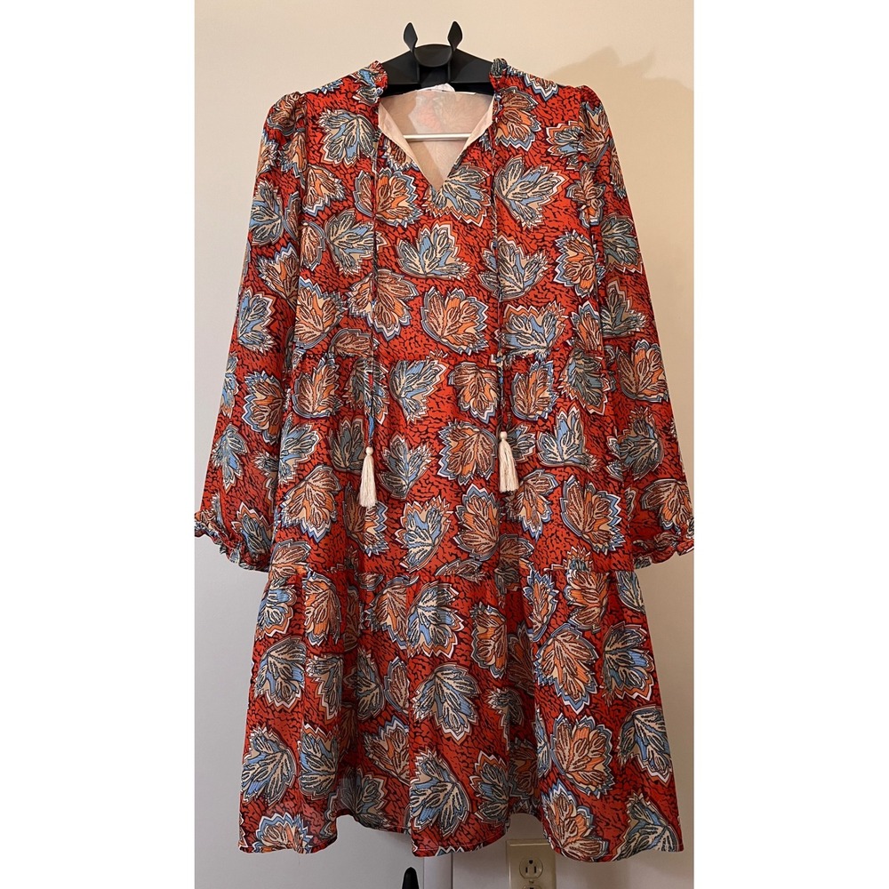 1970's Bohemian fashion aesthetic M actually a modern earthy shaded tiered dress
